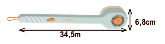 Cepillo de ducha con dosificador ergonómico