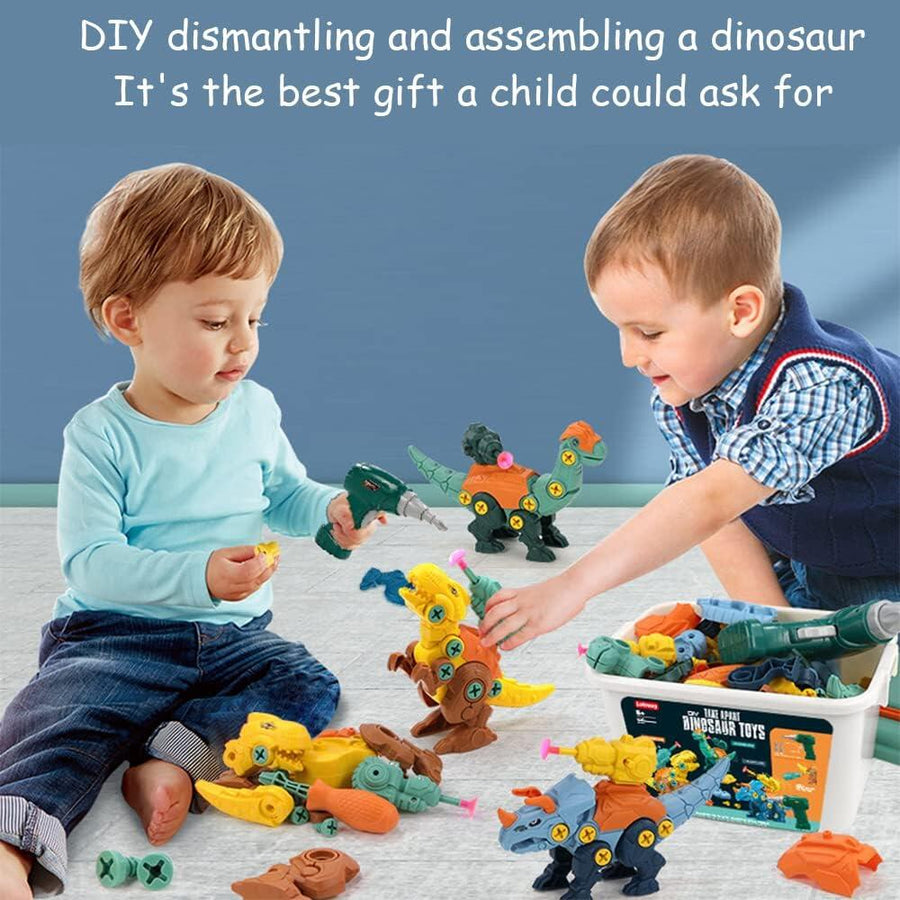 Bloques de construcción de dinosaurios para niños