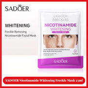 Mascarilla facial con nicotinamida