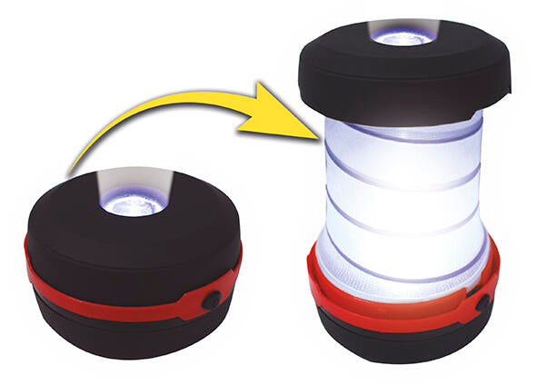 Linterna LED plegable con imán portátil