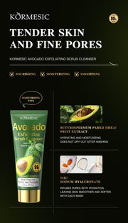 Limpiador facial exfoliante aguacate