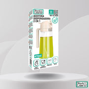 Aceitera dispensadora 2 en 1 para cocina