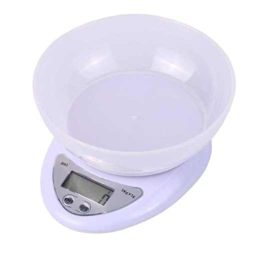 Báscula de cocina digital con tara