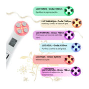 Aparato mesoterapia facial con luz LED
