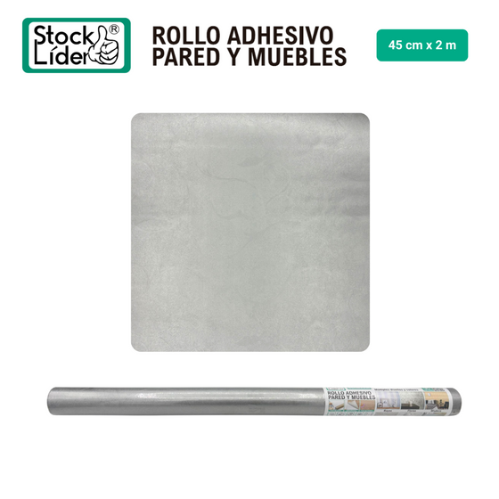 Rollo adhesivo pared y muebles 45x2 m