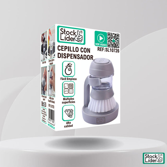 Cepillo con dispensador para limpiar mejor