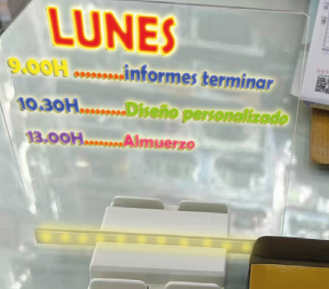 Dibuja con efecto neón