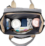 Mochila pañales plegable con cambiador