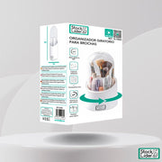 Organizador de maquillaje con tapa 360°