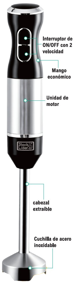 Batidora de mano potente para cocina