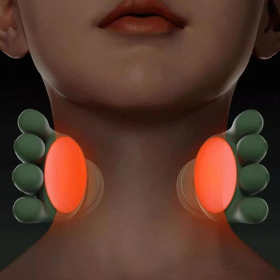Masajeador de cuello térmico portátil