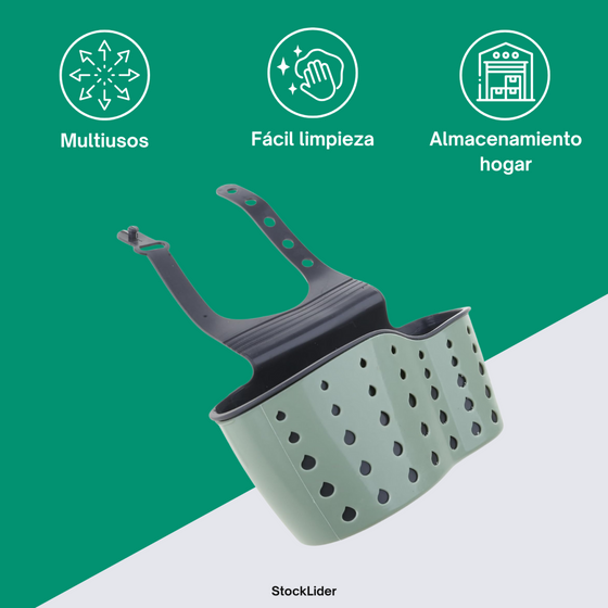 Cesta para fregadero organizadora