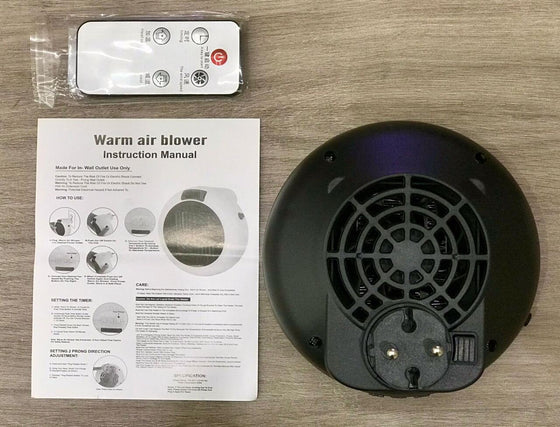 Calefactor portátil 900W silencioso