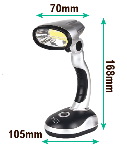 Lámpara de mesa portátil LED COB