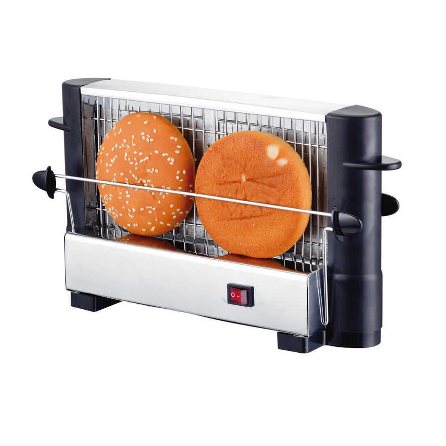 Tostador multipan vertical de acero inoxidable