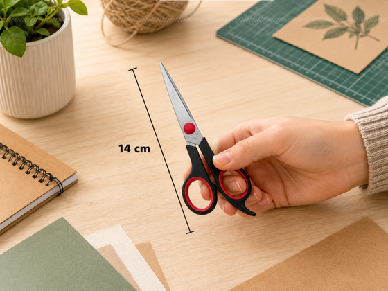 Tijeras 14 cm de acero inoxidable