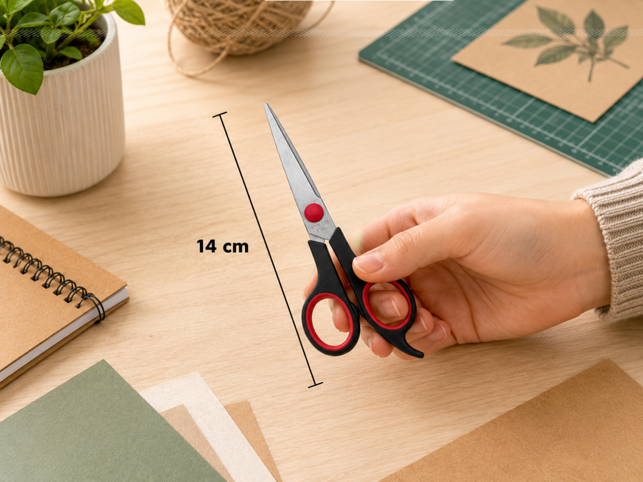 Tijeras 14 cm de acero inoxidable