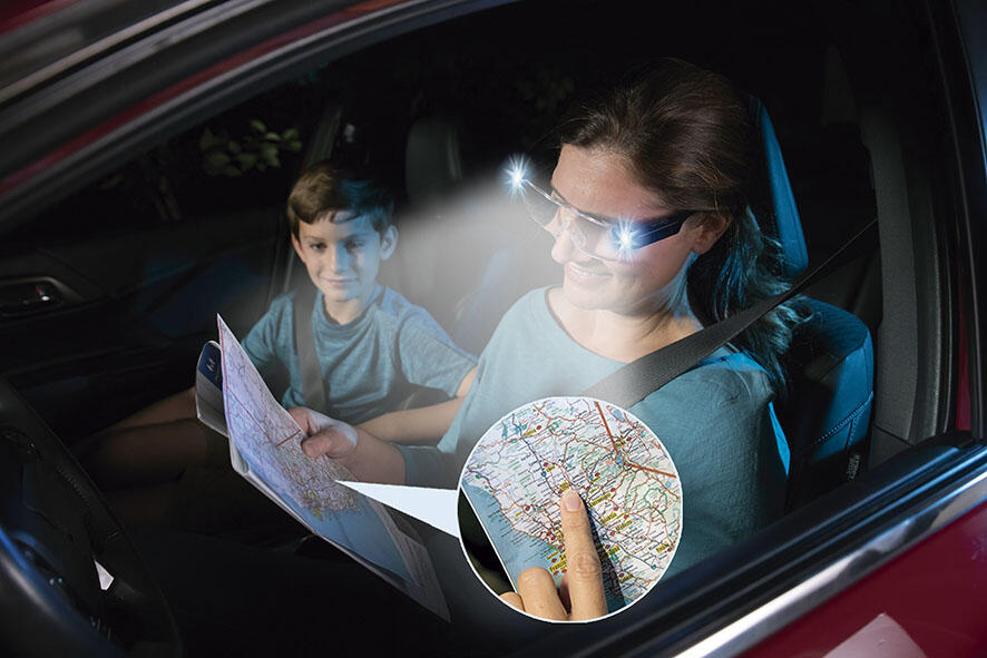Gafas de aumento con luz LED | Novarso