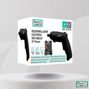 Set destornillador 47 piezas inalámbrico
