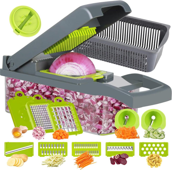 Picador de verduras 14 en 1 mandolina