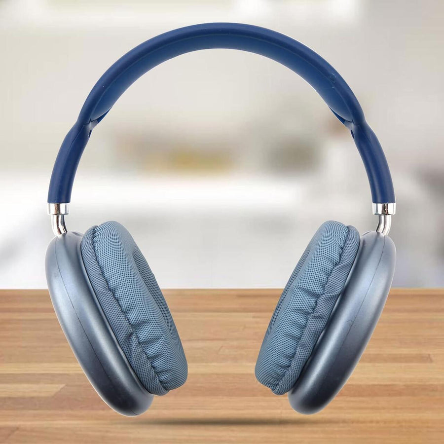 Auriculares Bluetooth Azules con Micrófono