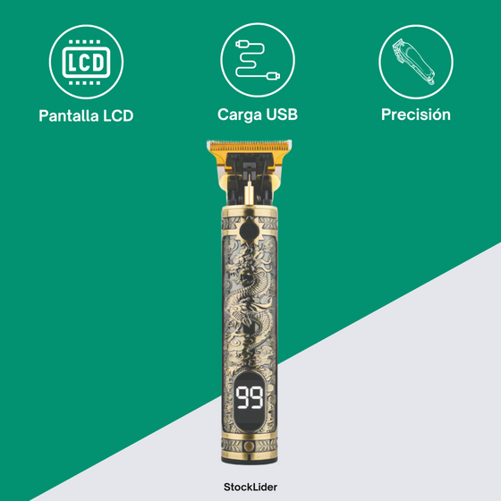 Maquinilla cortapelo con pantalla LCD