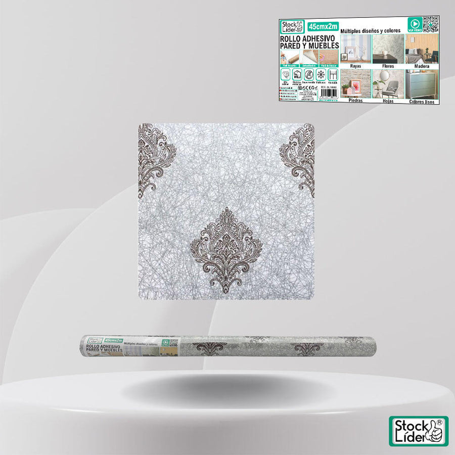 Rollo adhesivo para pared y muebles