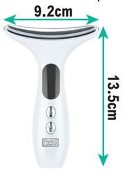 Masajeador facial con luz LED y vibración
