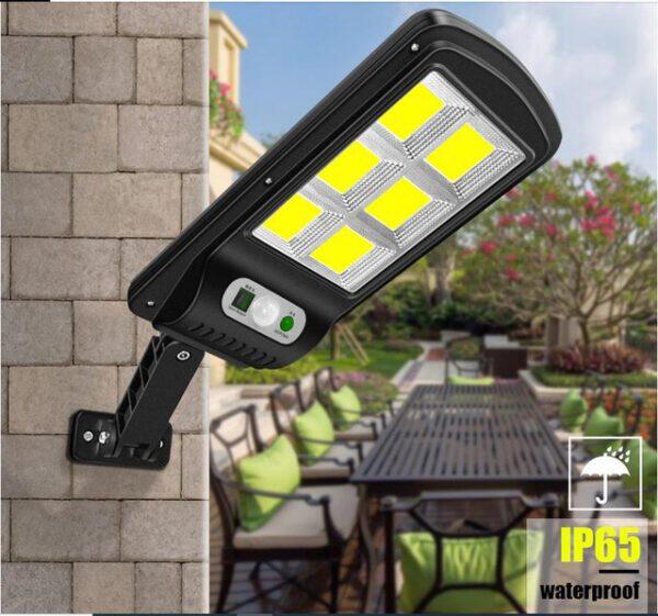 Luz solar con mando y sensor