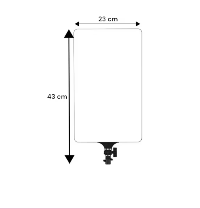 Aro de luz LED 16 pulgadas para vídeos
