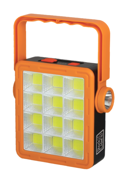 Lámpara solar multifunción portátil