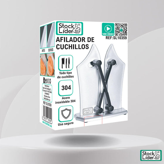 Afilador de cuchillos manual para cocina