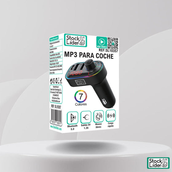 MP3 para coche Bluetooth 5.0 USB