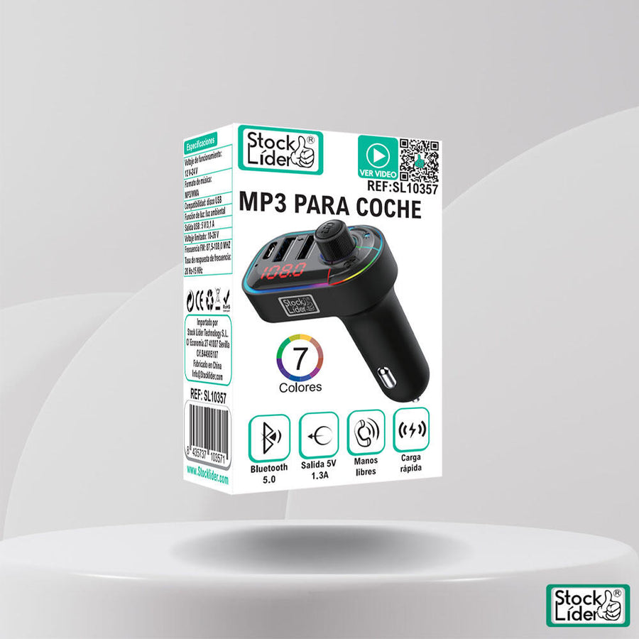 MP3 para coche Bluetooth 5.0 USB