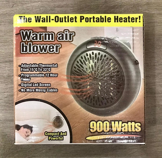 Calefactor portátil 900W silencioso