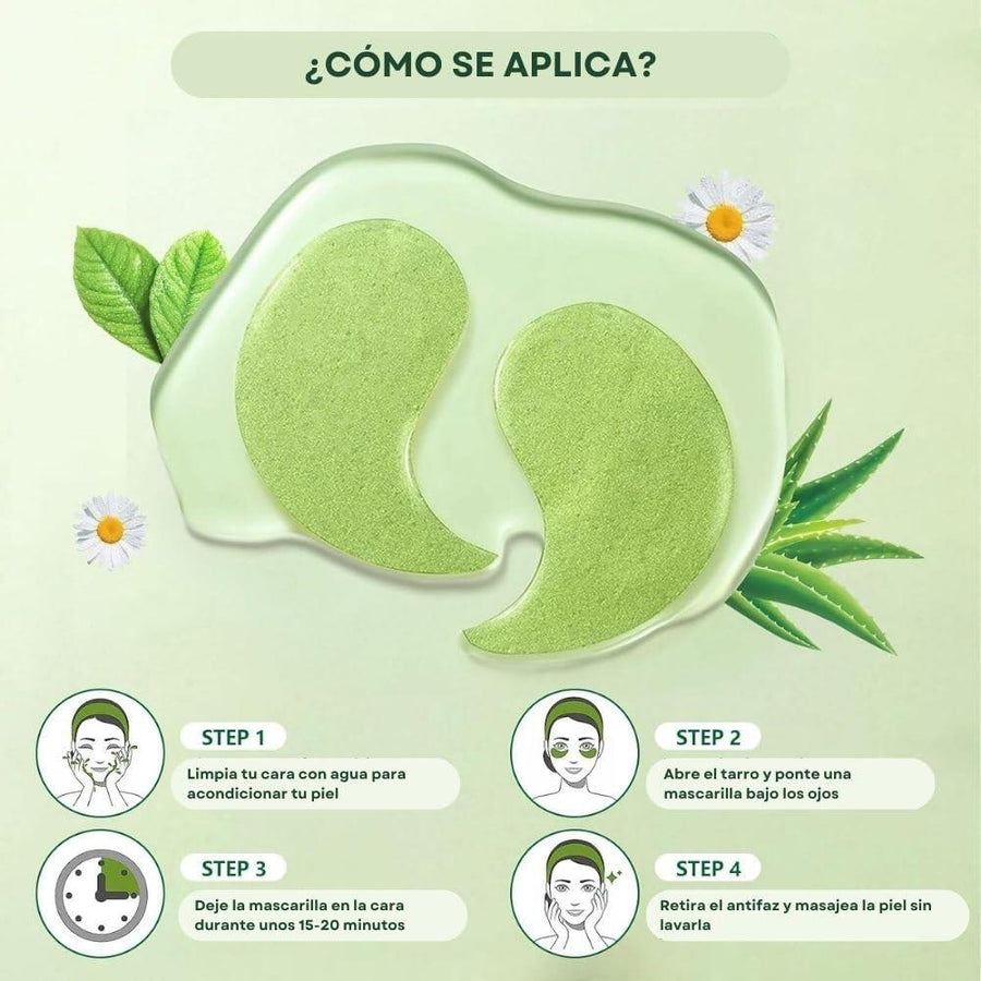 Parche para ojos de colágeno hidratante