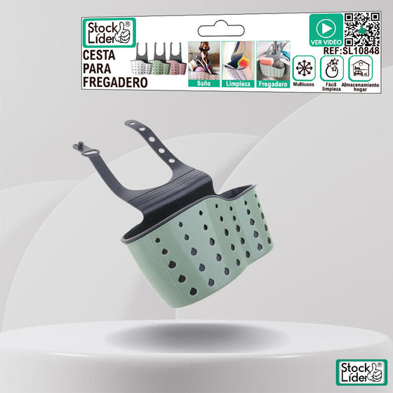 Cesta para fregadero organizadora