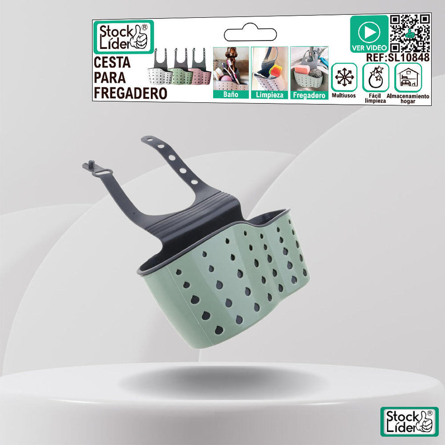Cesta para fregadero organizadora