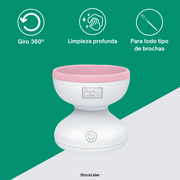 Limpiador de brochas de maquillaje USB