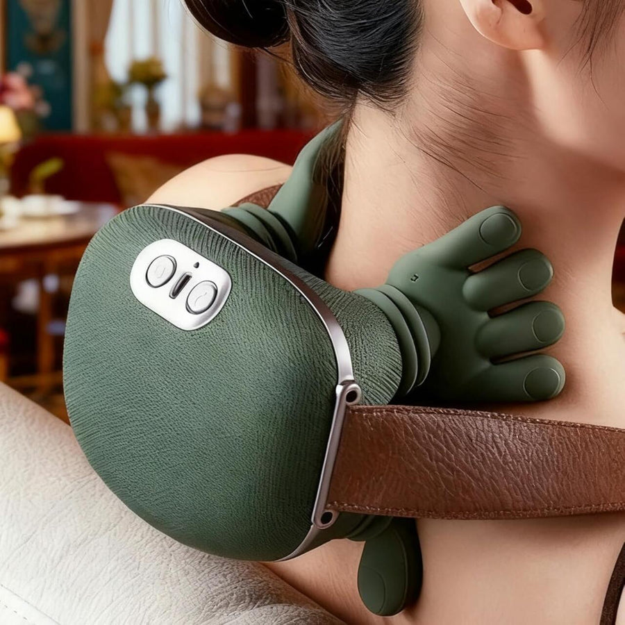 Masajeador de cuello térmico portátil