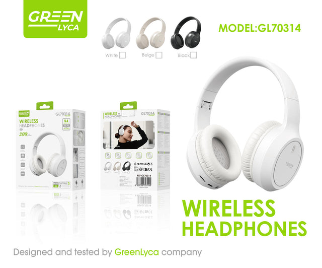 Cascos Bluetooth 5.4 HI-FI con micrófono