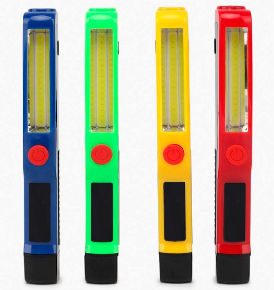 Mini linterna LED COB compacta y magnética