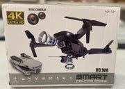 Dron plegable con cámara 4K compacto