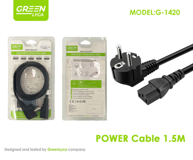 Cable de alimentación europeo 1,5 m