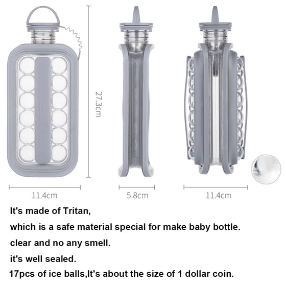 Botella molde para hielo fácil y práctica