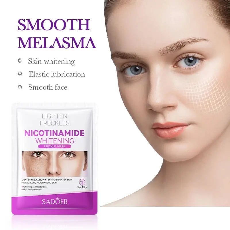 Mascarilla facial con nicotinamida
