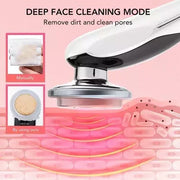 Masajeador facial antiarrugas en casa