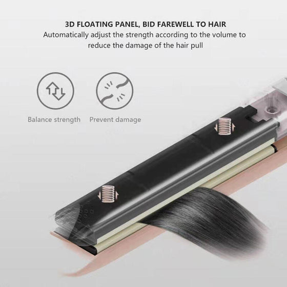 Plancha de pelo inalámbrica portátil