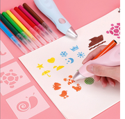 Boli aerógrafo para niños creativo