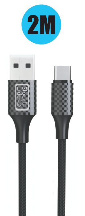 Cable USB Tipo C 2m resistente y rápido